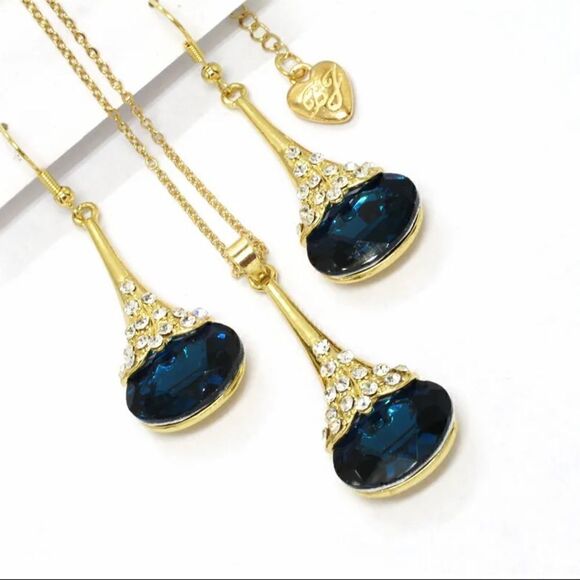 BJ Necklace Earring Set NWT - Picture 3 of 4